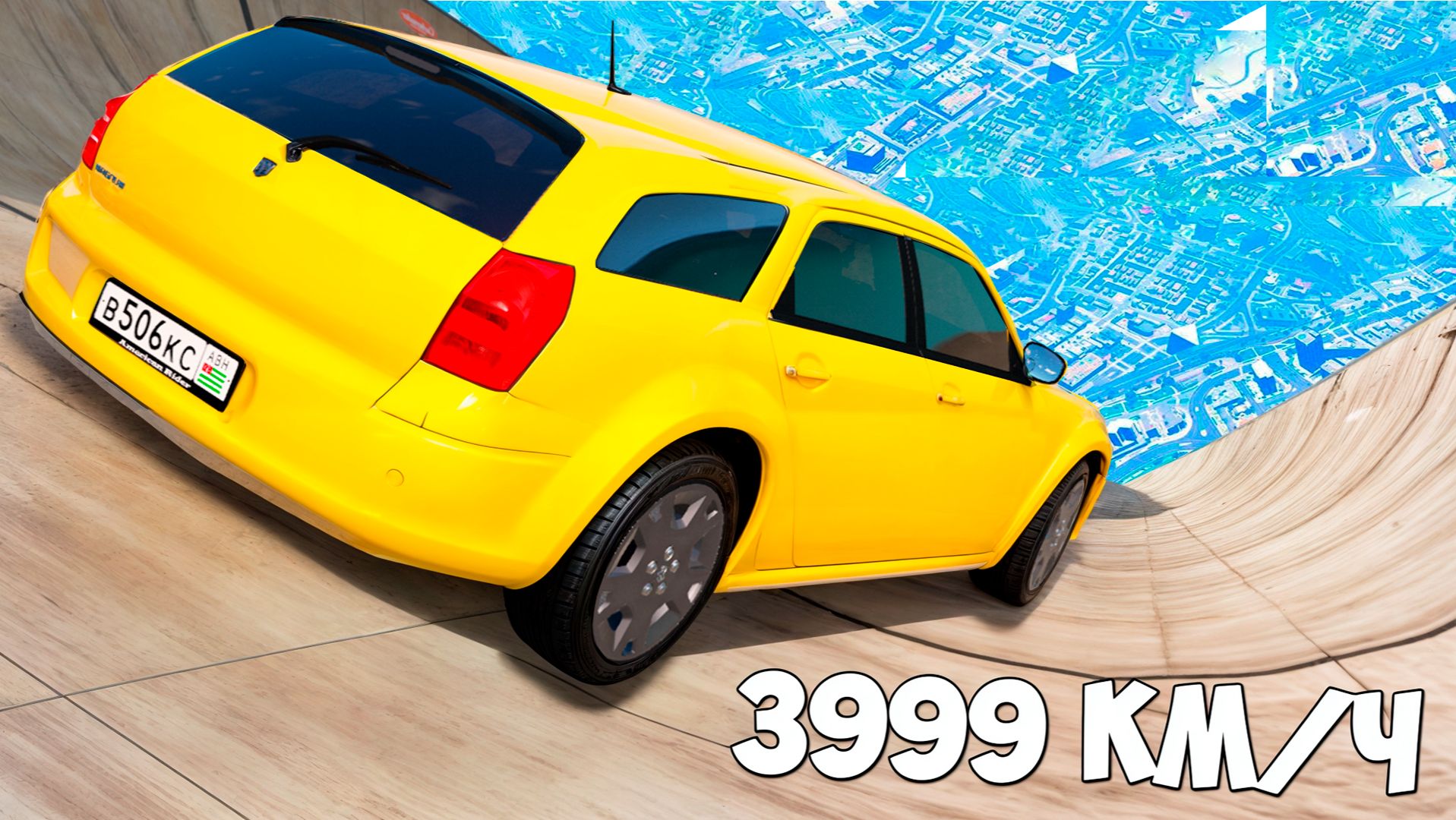 Спуск с горы без тормозов на чит тачках в ГТА 5! Эксперимент в GTA 5 Online смотреть онлайн