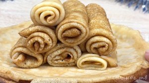 Вкусные блинчики на молоке и кипятке