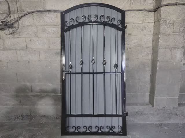 Калитка ковка обшитая профлистом