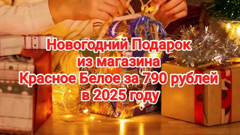 Новогодний подарок из Магазина Красное Белое За 790 рублей |  Магазин Красное Белое | Новый год