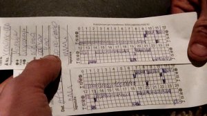 [167] Нет карты евро тахографа ？ Заполняй ленты ｜ Мой пример заполнения