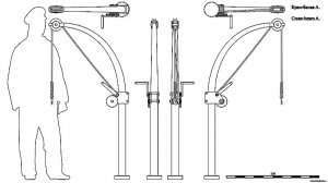 Кран - балка А. Чертёж. Crane-beam A. Drawings.