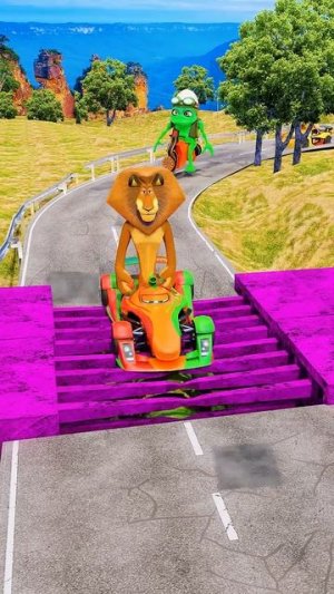 Странные машины и сумасшедшие машины против Болларда Спайка и рта Халка в BeamNG.drive