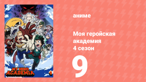 Моя геройская академия 4 сезон 9 серия (аниме-сериал, 2019)