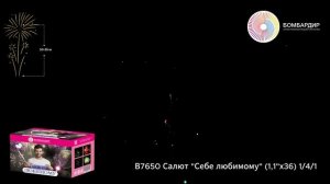 В7650 Салют Себе любимому (1,1х36) 141