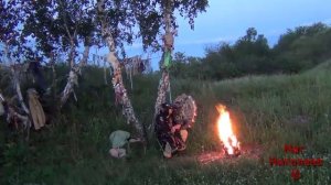 Камлание шамана.