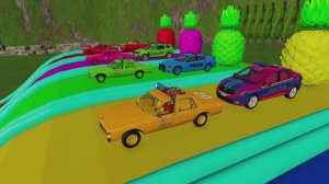 ЯРКИЕ МУЛЬТИКИ ПРО МАШИНКИ ДЛЯ ДЕТЕЙ. мультфильм про сирену, звук на улице, полиция.