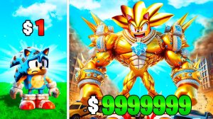 Прокачал Роблокс Соника за $1 до Роблокс Соника за $1,000,000 в ГТА 5