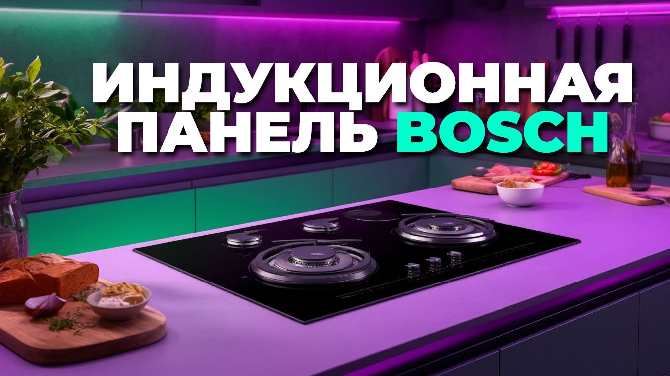 BOSCH PIE631HB1E — индукционная панель для современной кухни смотреть онлайн
