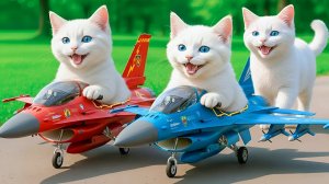 Мультики для детей, мама котик спасает своих котят, мультфильм/мультик