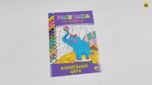 РАСКРАСКА ПО НОМЕРАМ. ВОЛШЕБНЫЙ ЦИРК