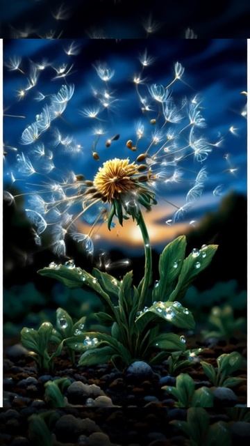 Футаж. Фон. Одуванчик. смотреть онлайн