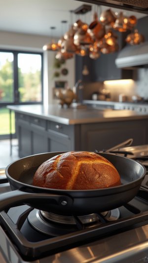 Хлеб в сковороде!