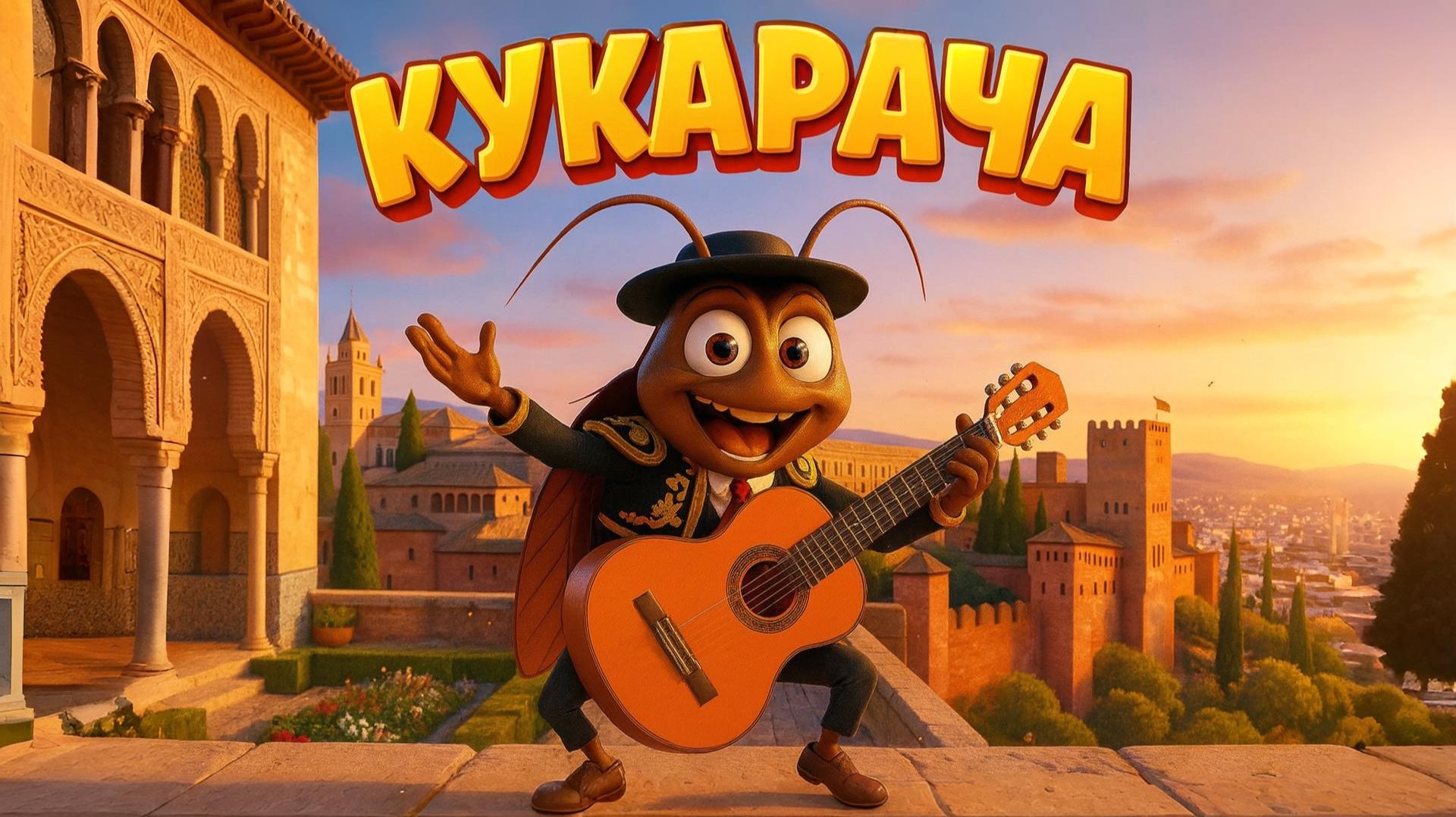 Кукарача! 🪇 3D Таракан Испанец | Весёлая Детская Песня La Cucaracha смотреть онлайн