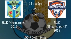 ДФК Нижнегорец 2015 vs ДФК Инкомспорт-2 2015