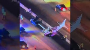 Самолёт на трассе чп