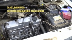 Завоздушивается система охлаждения. Восьмиклапанная калина