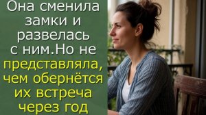 Она сменила замки и развелась с ним. Но не представляла, чем обернётся их встреча через год