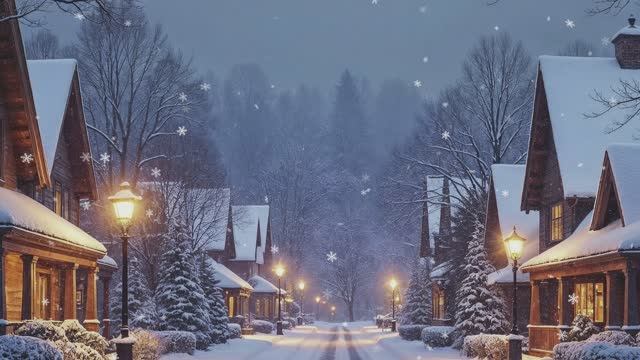 Снегопад 4K Футаж | Бесплатно Скачать | Для YouTube и Reels смотреть онлайн