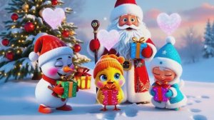 Детские Загадки на Новый Год: Ёлка, Снеговик и Подарки | Весёлая Песенка Цыплёнок Чик-Чик