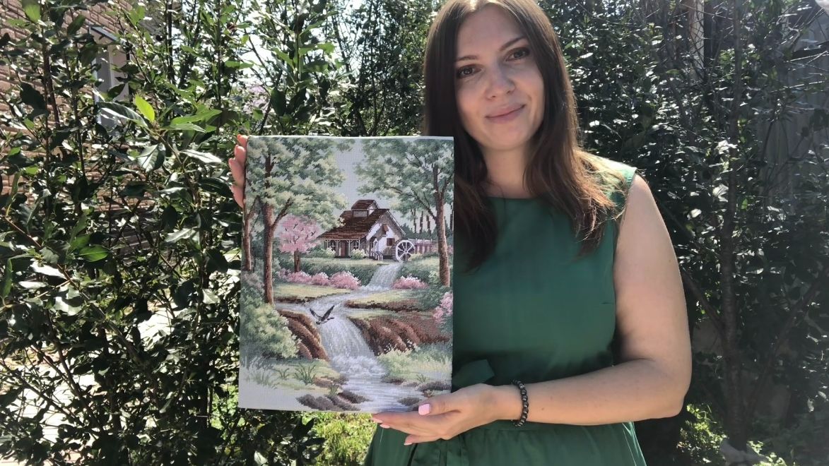 Dimensions "Мирный поток" /Peaceful stream/ готовая работа смотреть онлайн