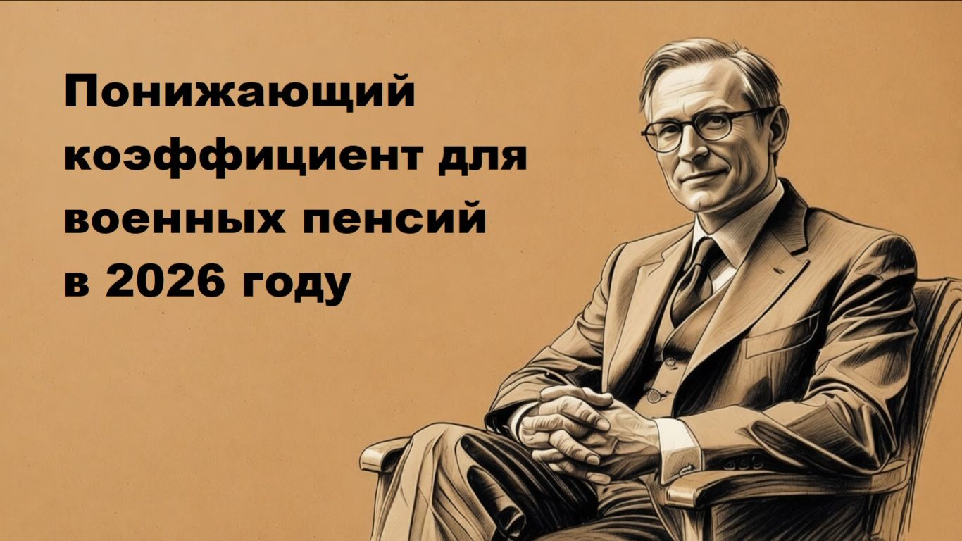 Понижающий коэффициент для военных пенсий в 2026 году смотреть онлайн