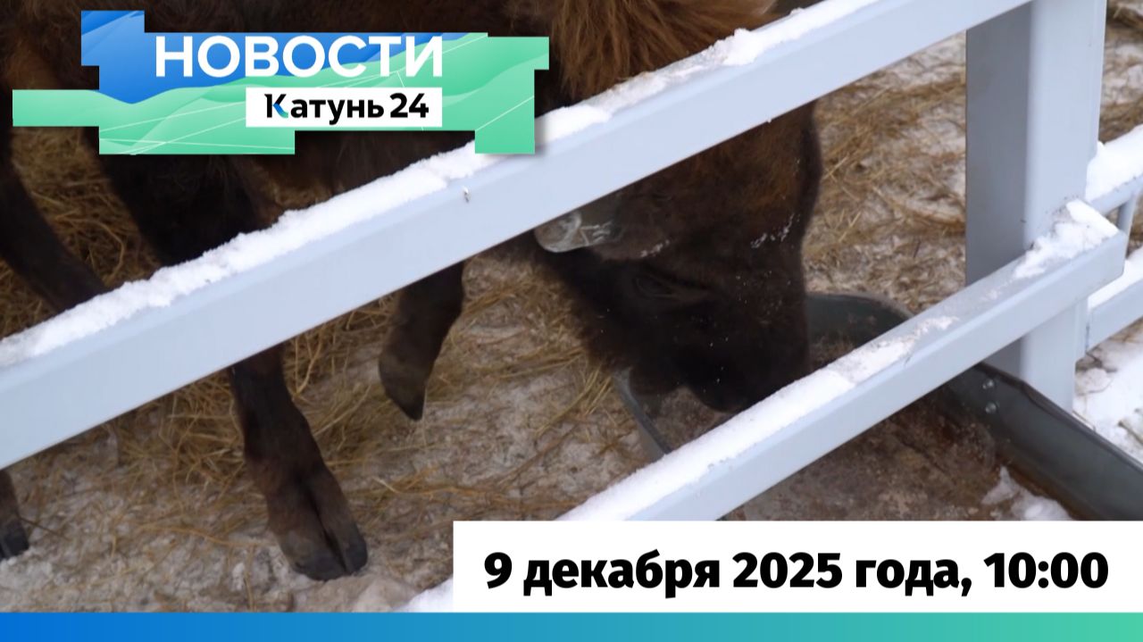 Новости Алтайского края 9 декабря 2025 года, выпуск в 10:00 смотреть онлайн
