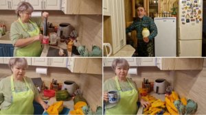 ЗАСОЛИЛА СКУМБРИЮ И РАЗДЕРБАНИЛА ТЫКВУ.