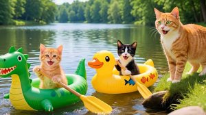 Мультики для детей, большой сборник приключений котиков мультфильмы, мультики/мультики