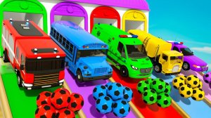 Мультики про машинки мультфильмы для детей с песенками мультики про грузовые машинки для детей