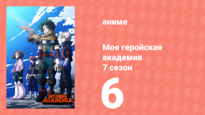 Моя геройская академия 7 сезон 6 серия (аниме-сериал, 2024)