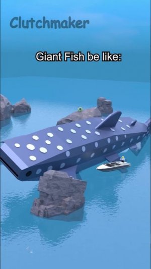 Giant Fish be like: #shorts #short #roblox #funny #robloxmemes