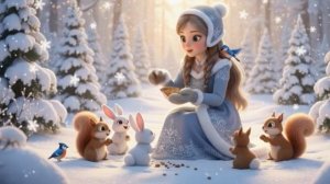 Детская песня по Зиму- Чародейка Зима 🎶Детская песенка 🎶Детский мультик🎶  Зимняя детская сказка