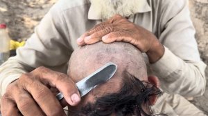ASMR Full Sleep Shaving & Head Shaving With Barber Old Man [ASMR SHAMS]
