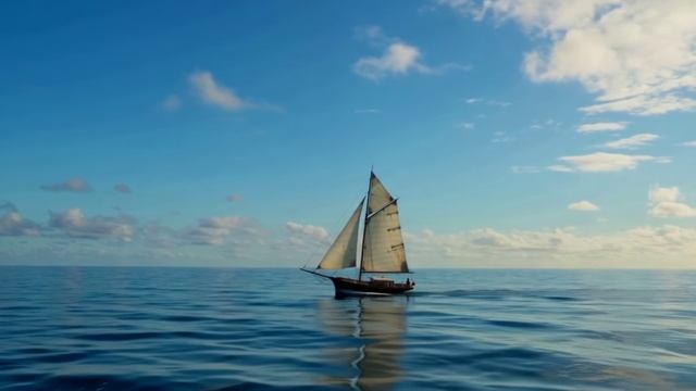 Яхта в море. смотреть онлайн