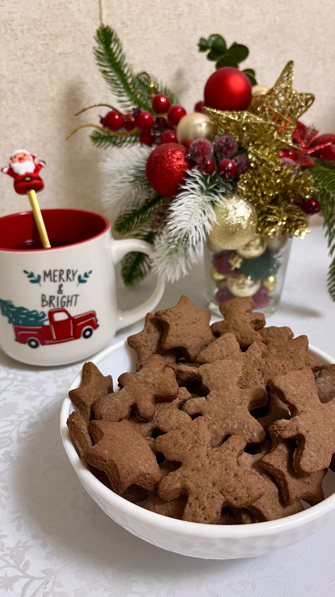 Новогоднее печенье, справится даже ребёнок