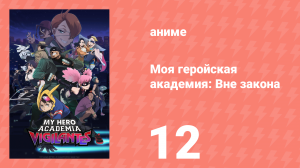 Моя геройская академия: Вне закона 12 серия (аниме-сериал, 2025)