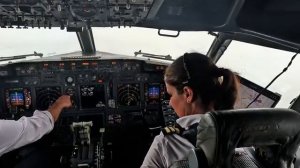 Красивый взлёт под управлением красивого пилота.