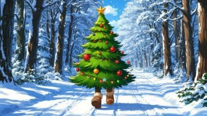 Ёлка Чуковского. Новогодний мультик Детская песенка