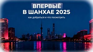 Шанхай 2025: впервые в городе — как добраться, чем ездить и что смотреть
