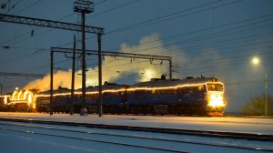 Тепловоз 3М62У-0064. Манёвры. Хороша "Маша", да не наша...