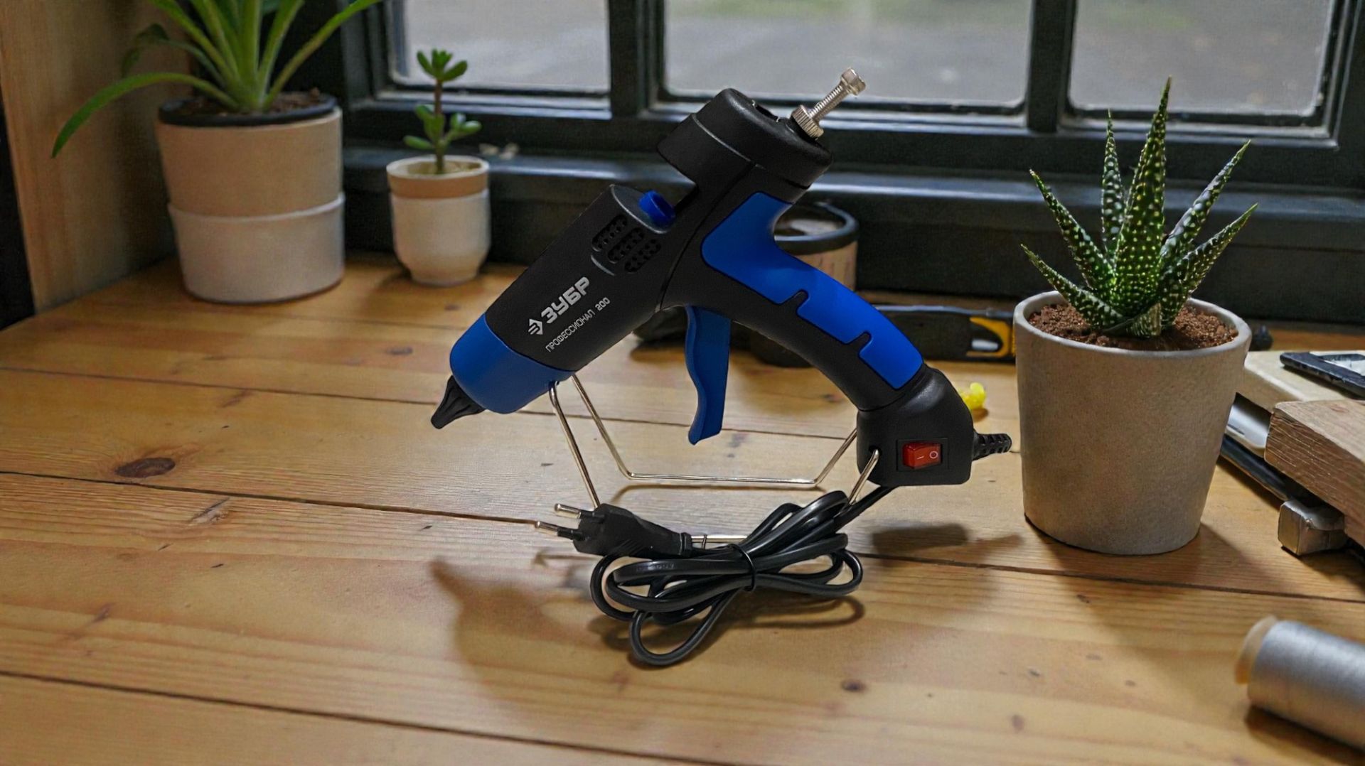 Распаковка и обзор клеевого пистолета Зубр 06852-11 смотреть онлайн