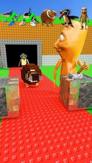 Персонажи Brainrot против Tung Tung Tung Sahur Challenge Roblox