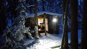 В Избу с ночёвкой. Проверка капканов.Косачи не сидят