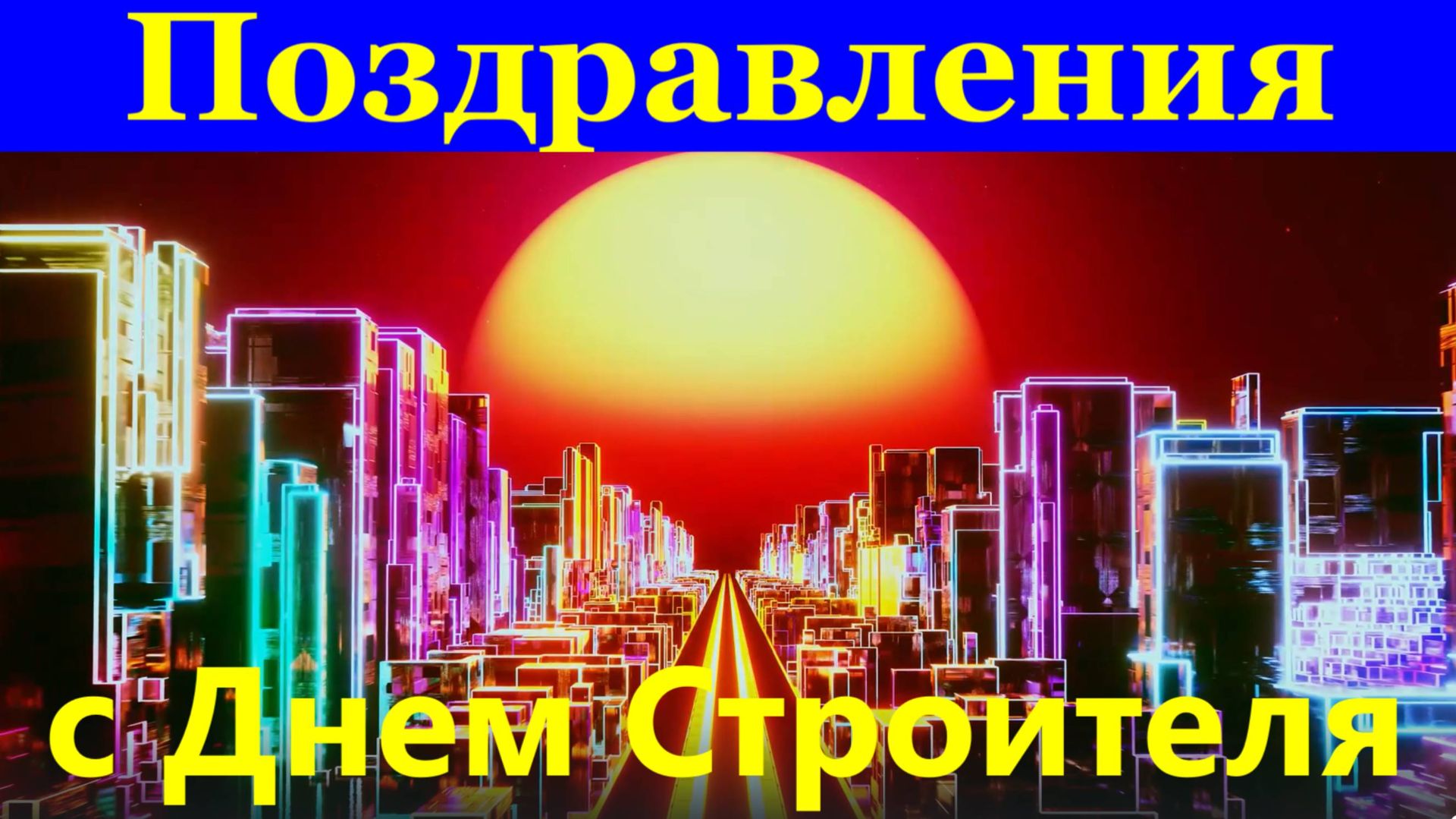 Поздравления с Днём строителя Хочу поздравить я тебя сегодня День строителя! смотреть онлайн
