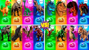 Динозавры МЕГАМИКС 245-248 уровни - Мультики про Динозавров | МУЛЬТФИЛЬМЫ ДИНОЗАВРЫ в Tiles Hop