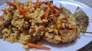 Плов с бурым рисом, не стыдно приготовить и на Новогодние праздники!