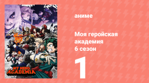 Моя геройская академия 6 сезон 1 серия (аниме-сериал, 2022)