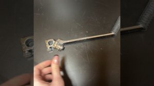 Рычаг (ножка) кикстартера на питбайк, мопед и мотоцикл 150-200 кубов, прямой