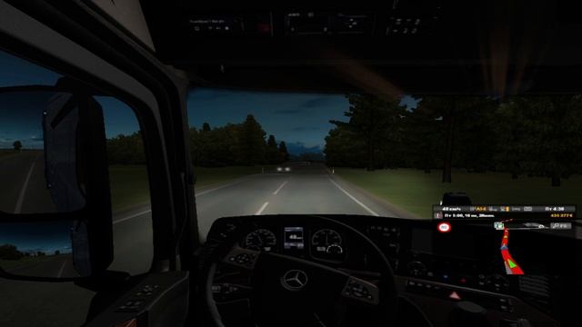 5) Euro Truck Simulator 2 Пробки 5т (1881км) 162км Бакэу (RO) - Лиепая (LV)